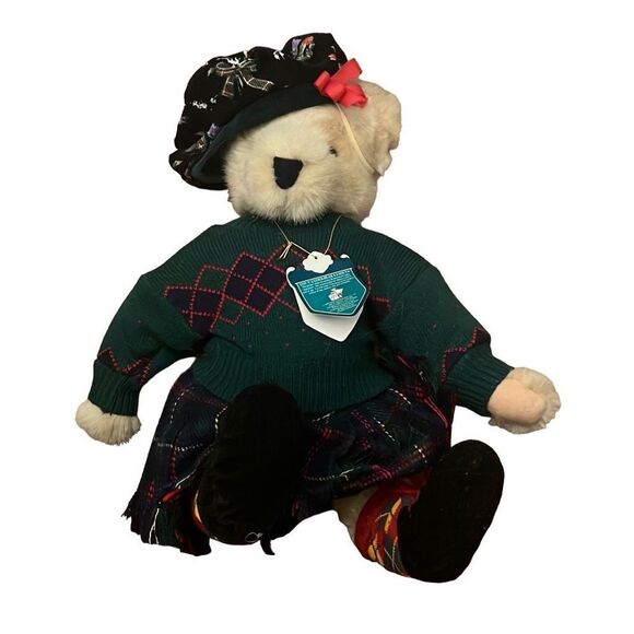 Vintage Fluffy Vanderbear "A Highland Fling" Bear‎ nwt (1993) - Picture 1 of 6